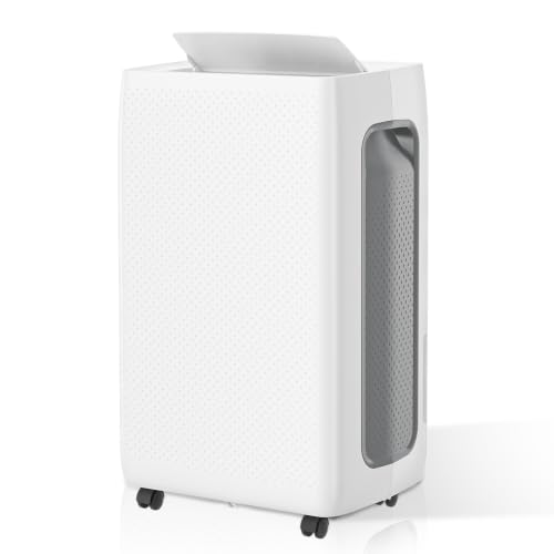 Herrselsam Deumidificatore Casa 26L/24h, Adatto fino a 30㎡, Deumidificatore Elettrico con...