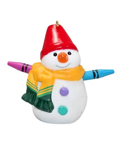 Hallmark Keepsake Ornament Rainbow Snowman Crayola Crayon 2002 QX8283
