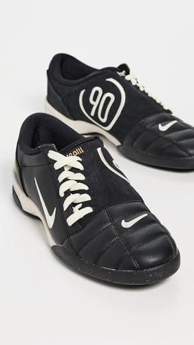 Nike Nike Men's Total 90 Sneakers, Black/Coconut Milk/Metallic Gold, 10.5 Medium US