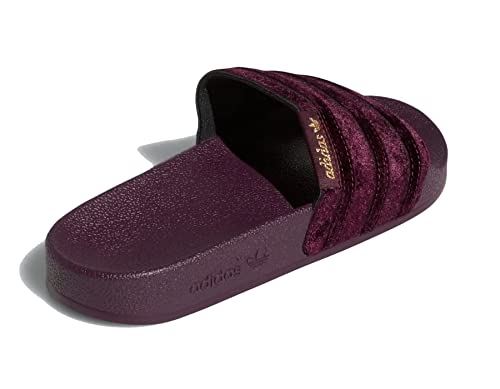 adidas Adilette Slip On Womens Shoes Size 6, Color: Victory Crimson/Victory Crimson/Gold Metallic-Red2