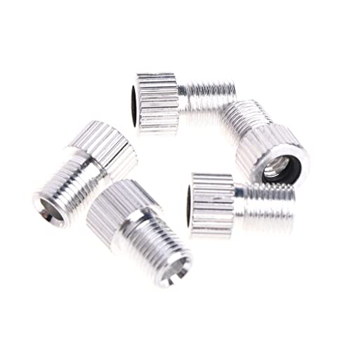 2X Presta to Schrader UK Converter Air Bicycle Bike Tire Tyre Valve Stem Adapter