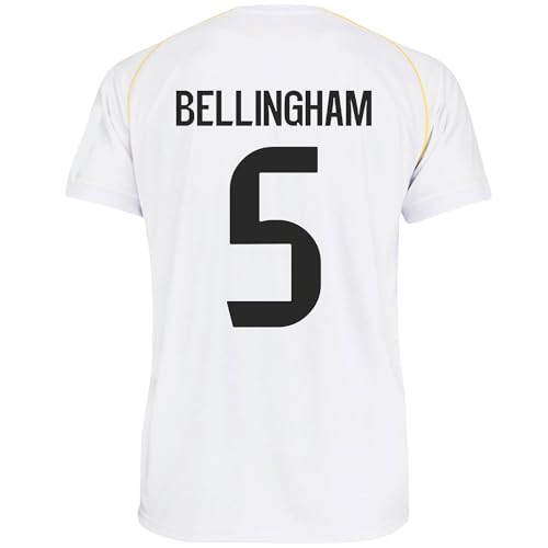 Real Madrid Camiseta Adulto 1a equipación 25-26 - Réplica Oficial Bellingham - Talla M