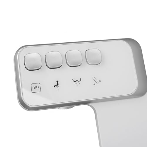 Siège de toilette avec bidet double buse ultra slim à pression ajustée - 8