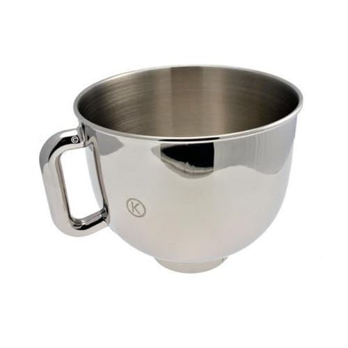 X3600 - bol inox 5l avec poignee pour robots kmix robot menager kenwood kmx50 kmix