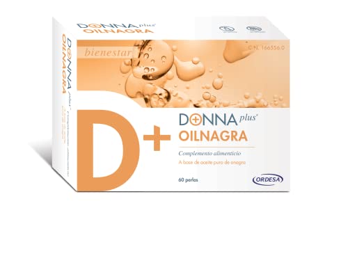 DONNAplus Oilnagra Perlas | 60 Perlas | Complemento Alimenticio para el Bienestar Menstrual con Aceite de Onagra