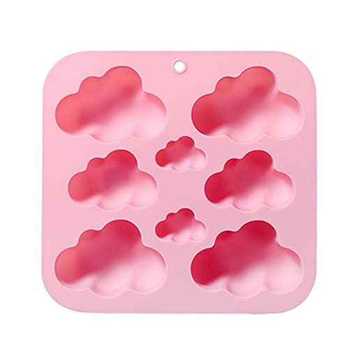 3D nubes moldeadas silicona flexible grado alimenticio molde resina cerámica caramelo fondant chocolate jabón molde