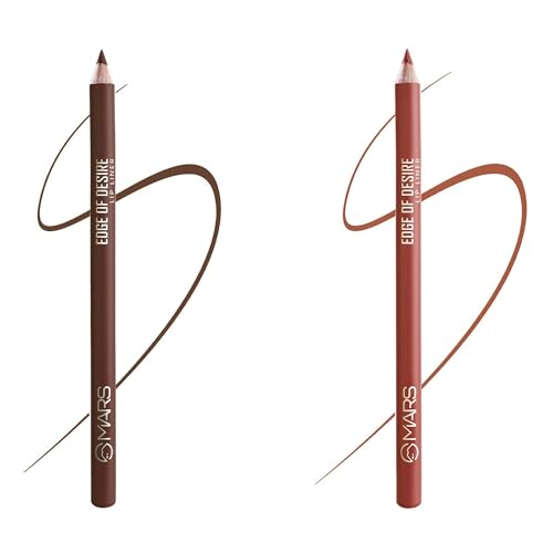 Image of MARS Matte Lip Liner | One Swipe Smooth Application | Long Lasting Lip Pencil (1.4gm) (20-CHILL RED) Matte Lip Liner | One Swipe Smooth Application | Long Lasting Lip Pencil (1.4gm) (13-CINNAMON ROLL)