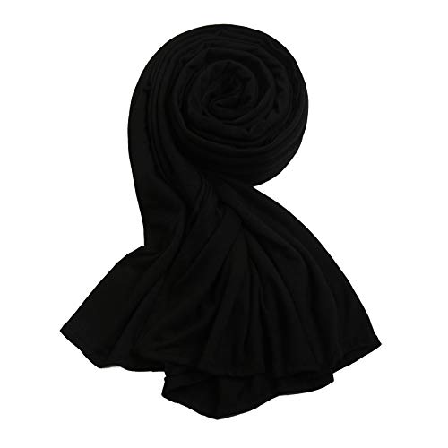 Soft Stretch Head Wrap Scarfs Long Turban Head Wrap Tie for Women