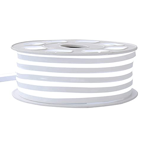Image of C&K Neon LED Light Water Proof Bright COB Rope Strip Lighting for Home Decoration Bedroom Living Room Upstairs Christmas Diwali (neon Light, Warm White 18metre)