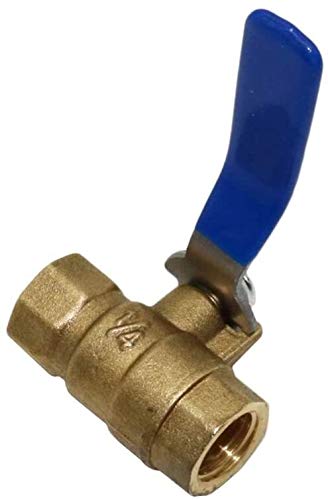 Raccordi filettati Raccordi per tubi in ottone Filettatura femmina da 1/4" Valvola a sfera in ottone Connettore rapido Giunto per irrigazione da giardino Raccordo per tubo in rame Adattatore accoppi