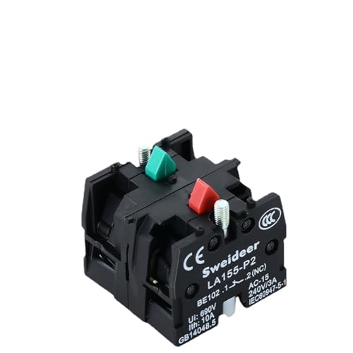 Interrupteur bouton 22mm rotatif self-locking contre les coupures de courant