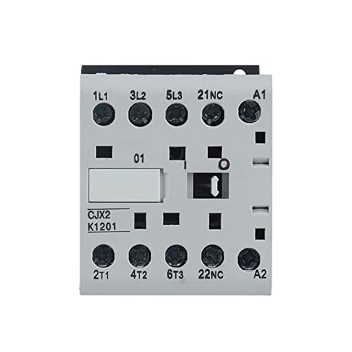 Mini contacteur ca 3P CJX2-K 220V 9A avec bobine 50/60Hz et contact auxiliaire 1NC