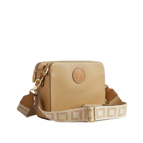 Bolsa Luz da Lua Bella Tiracolo Média Monograma Mocca