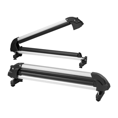 Portaequipajes de esquí y snowboard de 31,7 pulgadas universal para barras transversales de coche