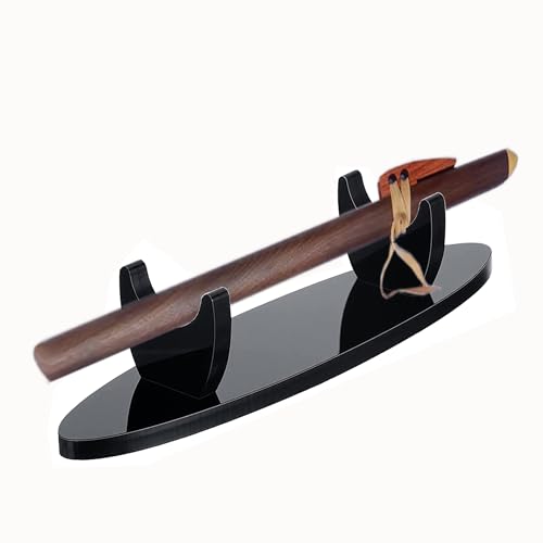 WANLIAN Flötenständer – Acryl Desktop Flötenständer (schwarz)