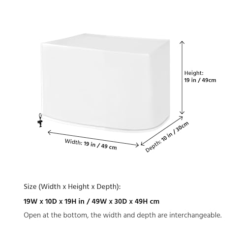 Image of Slushie Machine Dust Cover also for Coffee Maker other Kitchen Appliance Dust Cover Water Proof Lightweight, Compatible with Ninja Slushi FS301C /FS301 /FS300 /FS299-19W x10D x19H in