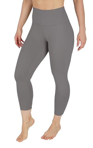 Image of 90 Degree By Reflex Womens High Waisted Leggings Capri Workout Yoga Pants