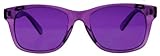 Violet (Purple) Color Therapy Glasses, Classic Style, Poker Sunglasses