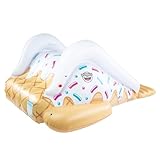 BigMouth Inc. Ice Cream Inflatable Pool Slide, Blow Up Water Slide for Kids, Fun Swimming Pool Toy, Holds 200 Pounds