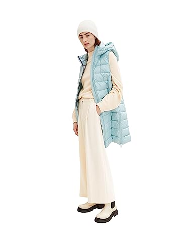 TOM TAILOR Damen Lightweight Steppweste mit Kapuze – Ansicht 3