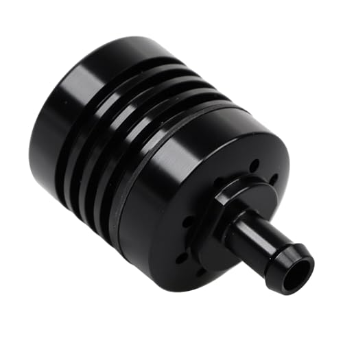 XMMT Black Vented Engine Motor Breather Canister Crankcase Head Gearbox Oil Breather Oil Collector for Harley Custom application