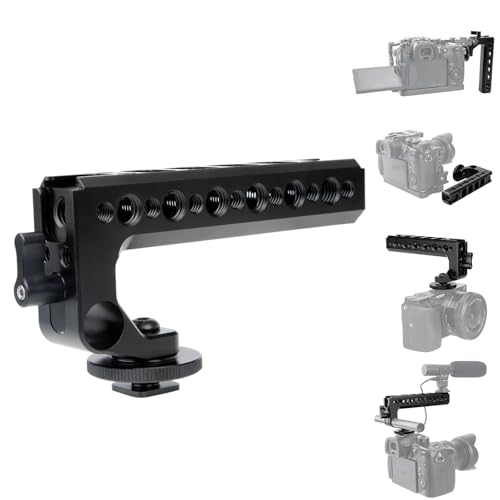 Chaussure Poignée Camera en Alliage Robuste pour Cage DSLR Sony
