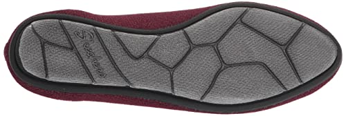 Skechers Women's Ballet Flat, Wine, 6