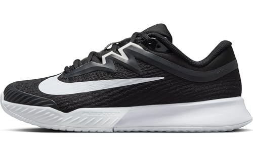 NIKE W Zoom Vapor Pro 3 HC, Zapatos de Tenis Mujer, Negro y Blanco, 40 EU