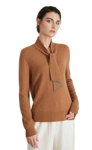 Cashmere Blend Sweaters for Women Pullover 12-Gauge Designer Style Fall