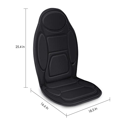 Snailax 262 Massage Seat Cushion - Back Massager With Heat, 6 Vibration Massage Nodes & 2 Heat Levels, Massage Chair Pad thumb #5