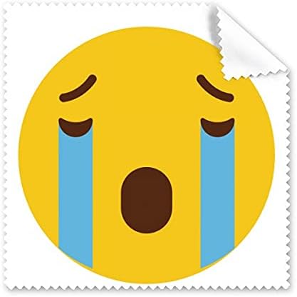 Cry Cute Online Chat Face Cartoon Cleaning Cloth Phone Screen Glasses Cleaner 5pcs image 2