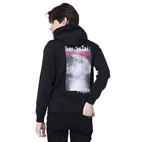 Image of Red Tape Cotton Blend Men Hooded Sweatshirt
