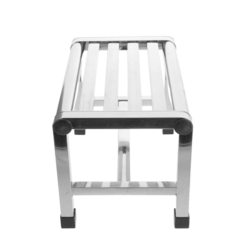AUTSUPPL Taburete de Baño de Acero Inoxidable