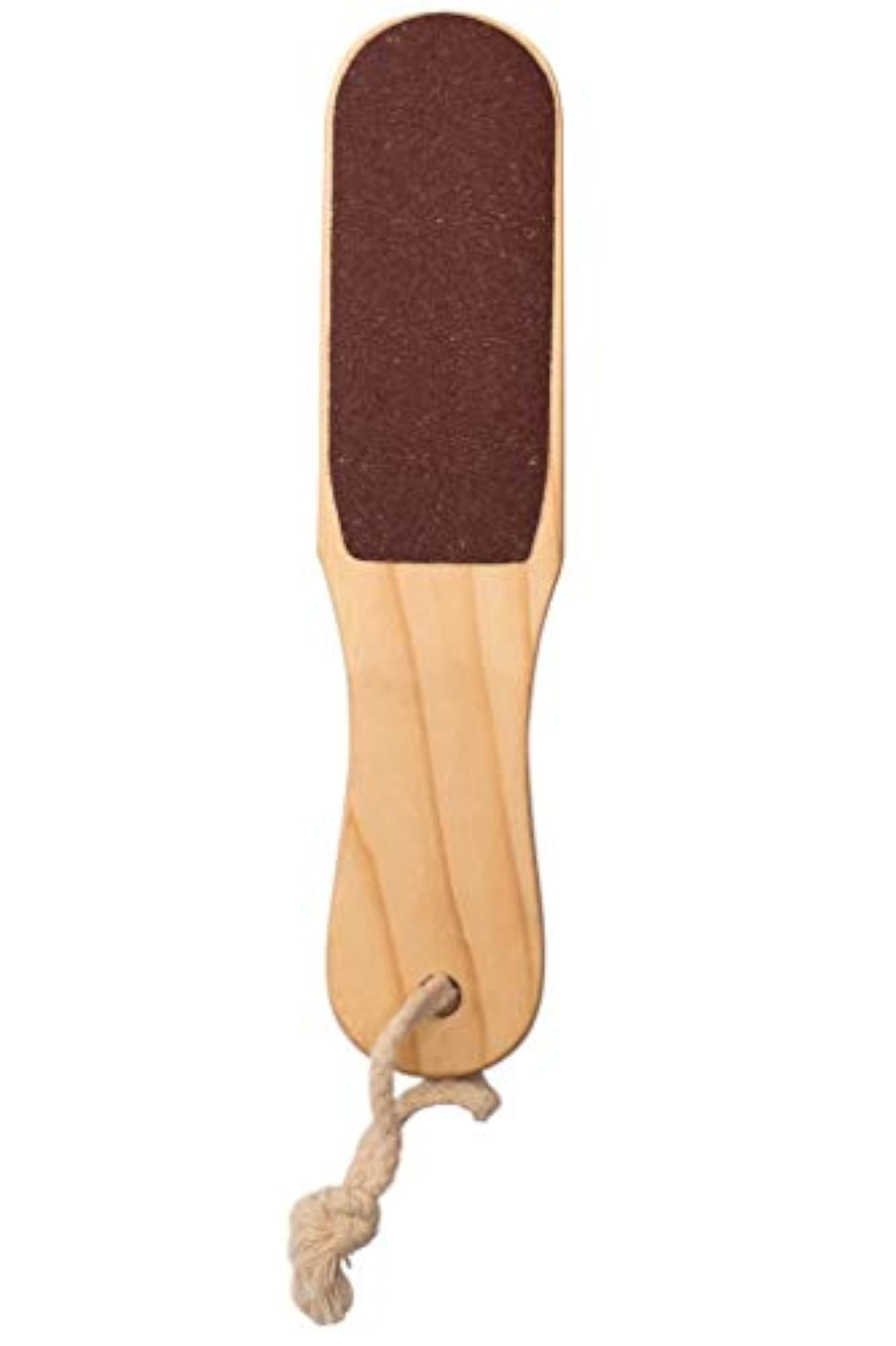 Double Sided Foot Scrubber with Wooden Handle, Pack of 1