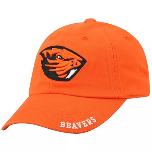 Gorra clásica ajustable con logo bordado naranja miniatura 1