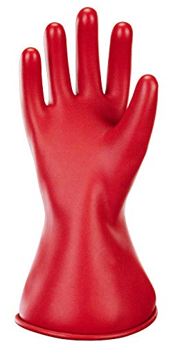SAS Safety 6419 Class-0 Electric Service Gloves, Extra Large-10, red