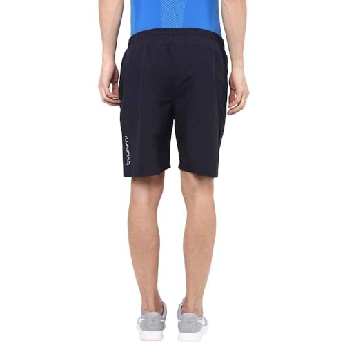 Image of Nivia Urban Peach Shorts for Men | Shorts for Gym | Sports Shorts | Running Shorts (Navy Blue /Red,2XL)