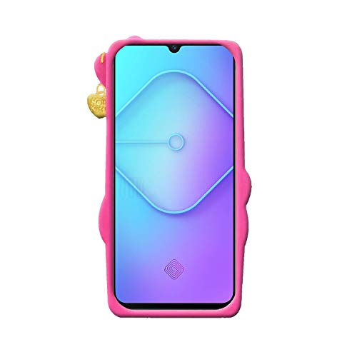 Image of Unirock Hello Kitty Back Case Cover for Vivo S1 Pro| 3D Cute Hello Kitty Case |Soft Silicone Rubber Back Cover with Pendant Kitty Cover for Vivo S1 Pro