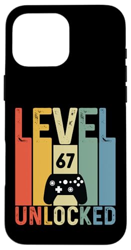 Level Sixty-Seven Unlock Video Game Meme 67 X}zP[X iPhone 16 Pro Max p
