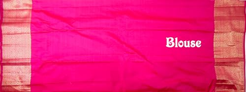 Image of VFCollections Women's Kanchipuram Silk Saree With Blouse Piece