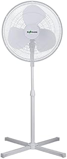 Ecohouzng 16" Oscillating Pedestal Fan, White, Medium (CT40019B)