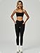 Two Piece Workout Sets For Women Sleeveless Backless Sport Bra Matching High Waist Scrunch Butt Leggings 2 Piece Womens Athletic Work Out Clothes Gym Yoga Active Wear Outfits Cross Back Black S