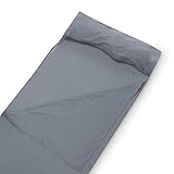 Mivall Schlafsack Inlay Baumwolle »dünn, Ultraleicht, kleines Packmaß & platzsparend« Kompakter Liner für Reisen [Backpacker] im Sommer
