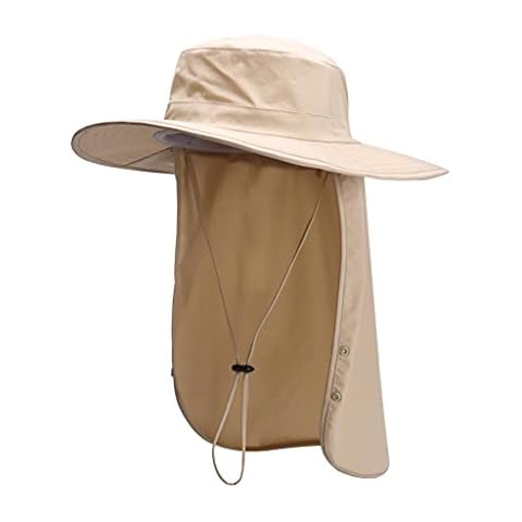 AISIYEDO Outdoor Fishing Hat UPF50+ Wide Brim Fishmen Hat UV Protection Sun Hat Cover