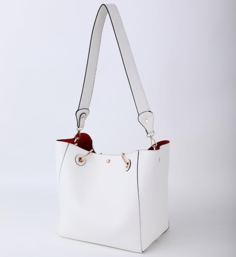 Image of sqlp Large Work Tote Bag for Women Handbags Big Bucket Purses | Women's Spacious Shoulder commuter Purse Ladies Travel Bucket crossbody bag