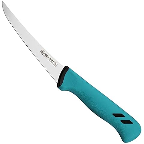YOUSUNLONG Cuchillo de deshuesado curvo 6" - Acero de molibdeno con alto contenido de carbono - Mango antideslizante Cover