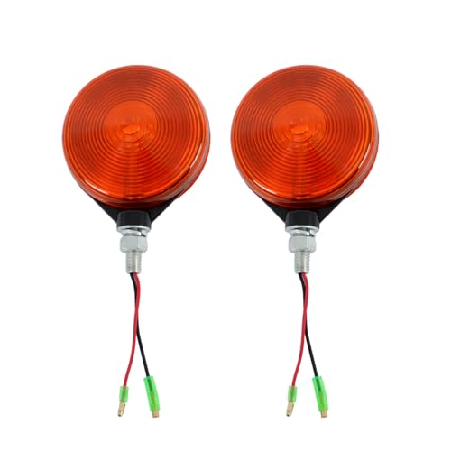Luces de peligro para Kubota L45 L4740 con lentes ámbar de alta visibilidad Silscvtt
