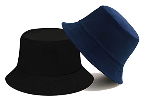JAZAA Bucket Hat for Women Men Teens Reversible Summer Beach Sun ...