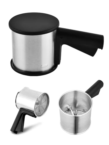 ORAGKE Puderzuckerstreuer, Mehlsieb Edelstahl, Feinmaschig...