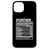 Porter Nutrition Facts 面白くて皮肉な名前入り スマホケース iPhone 13 用